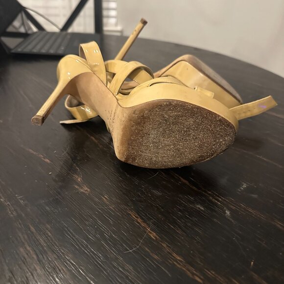 Nude Jimmy Choo Strappy Heels 37.5 (7.5) - Picture 3 of 3
